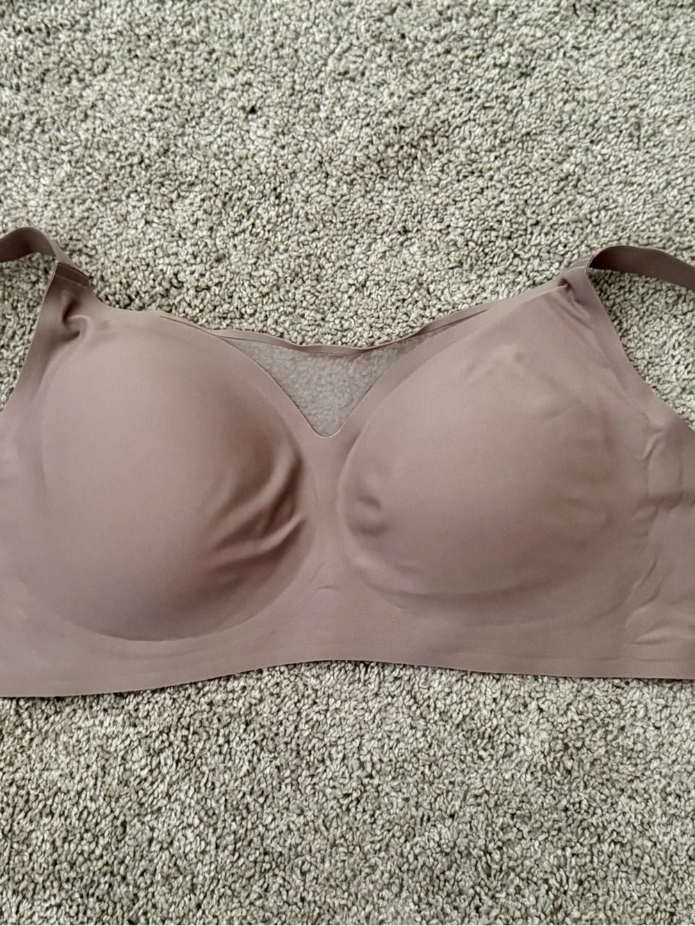 SheCurve Wireless Taupe Seamless Comfort Bra Adjustable straps - Women Intimates